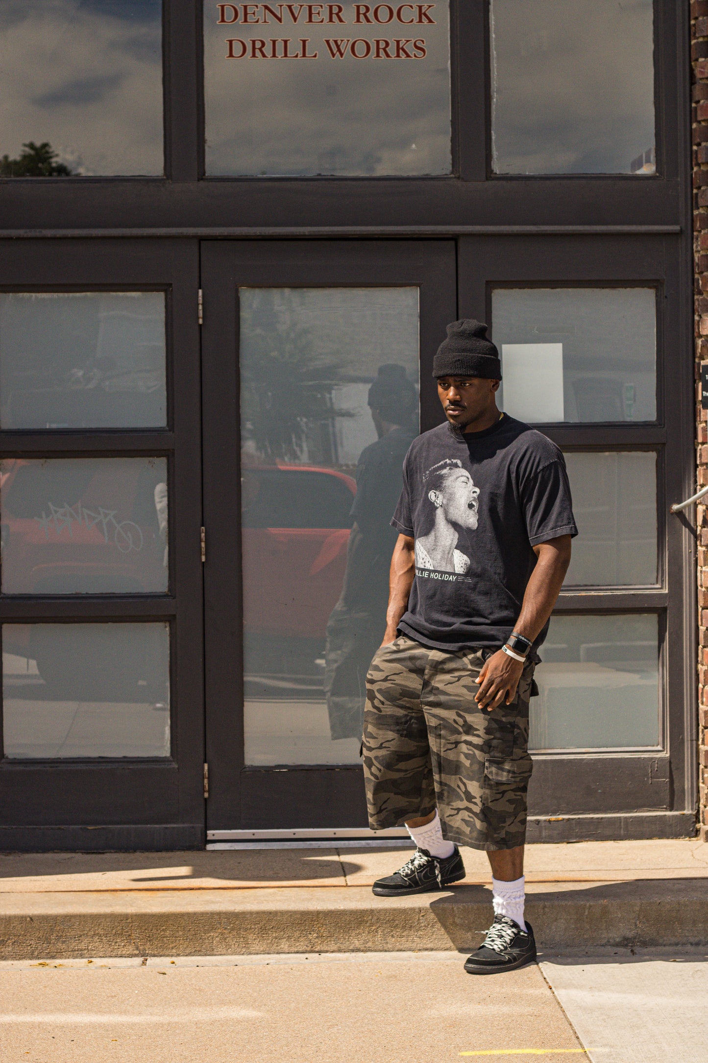 CAMO BAGGY SHORTS