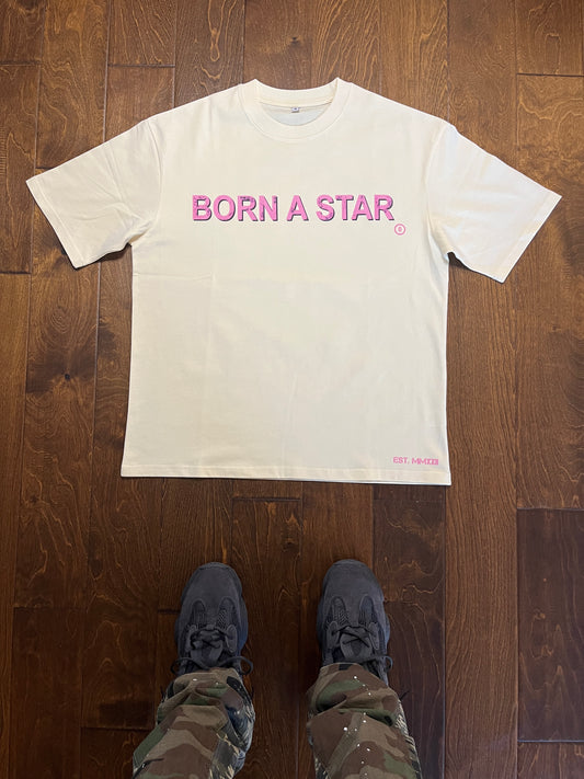Born A Star T-Shirt (Ivory)